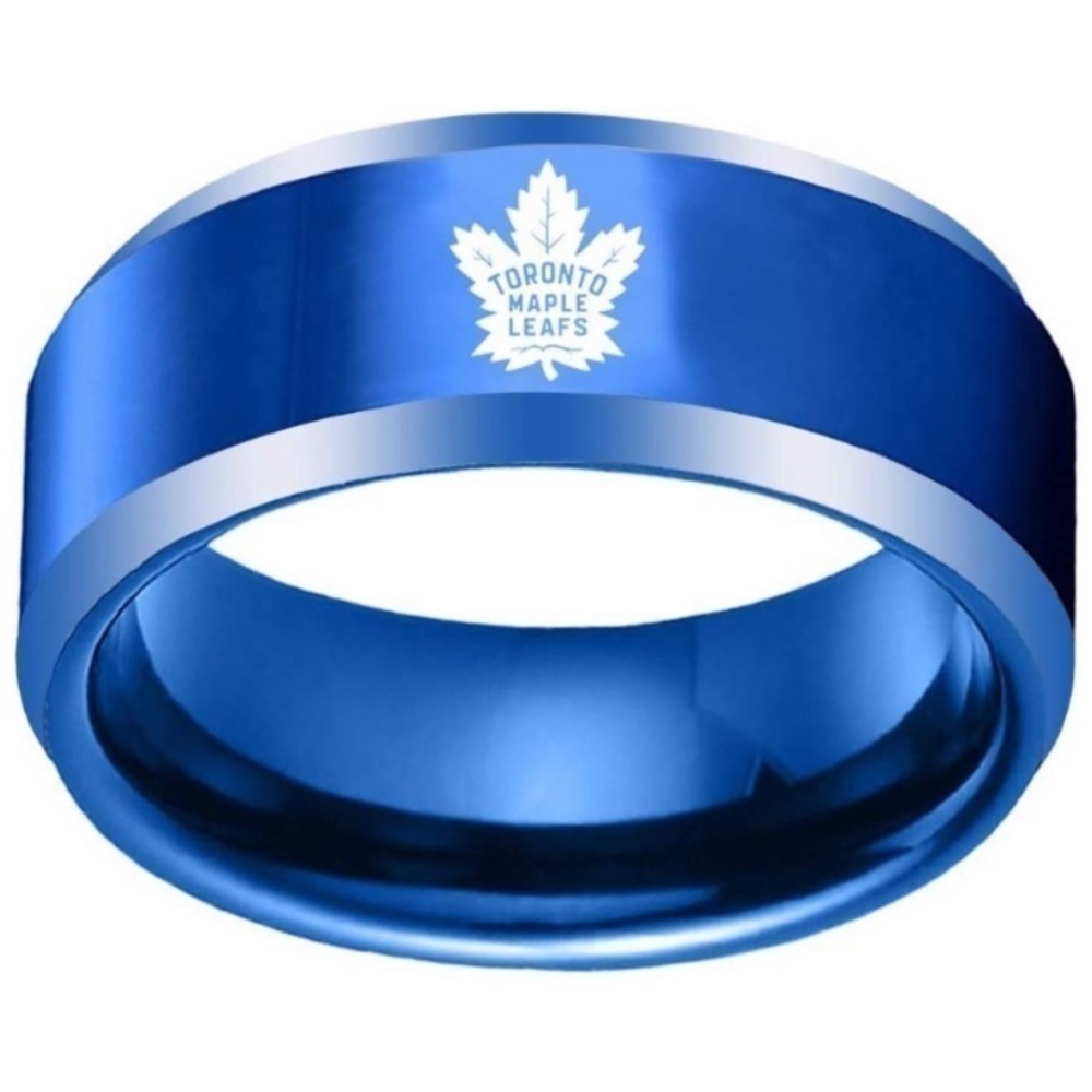 NWT Men’s Toronto Maple Leafs Titanium Ring